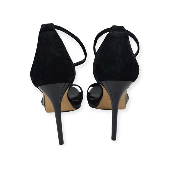 White House Black Market Bryn Suede Heels | Black | 8 - Picture 7 of 9